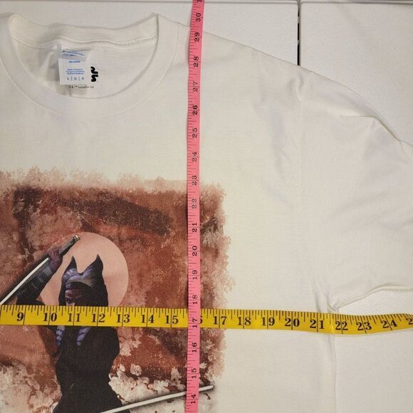 Star Wars Ahsaka Tano Tee Tshirt Unisex L White Graphic Print Short Sleeves New - Picture 7 of 7